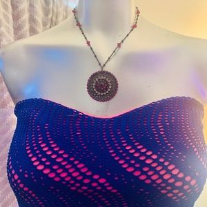 Strapless sexy cocktail dress